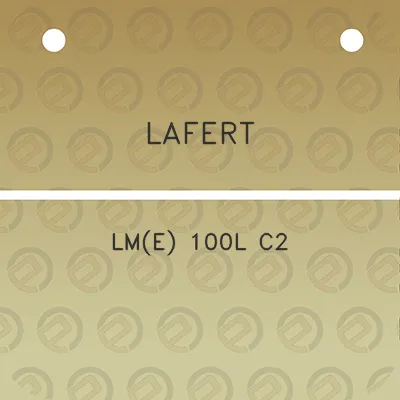 lafert-lme-100l-c2