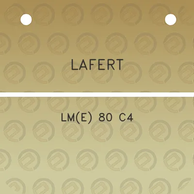 lafert-lme-80-c4