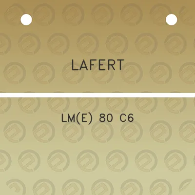 lafert-lme-80-c6