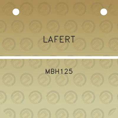 lafert-mbh125