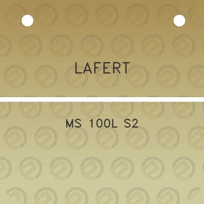 lafert-ms-100l-s2