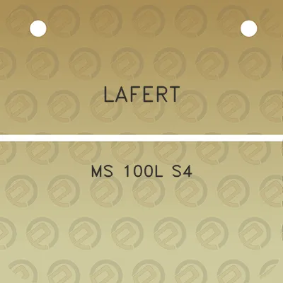 lafert-ms-100l-s4