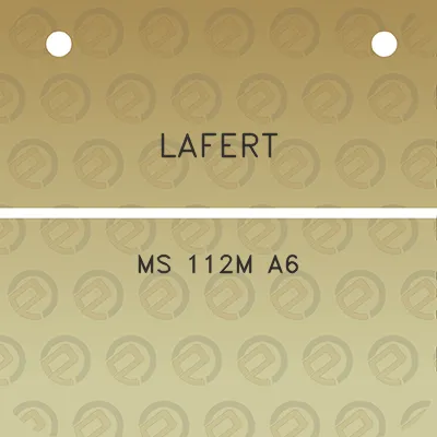 lafert-ms-112m-a6