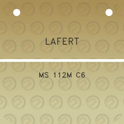 lafert-ms-112m-c6