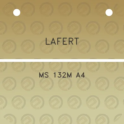 lafert-ms-132m-a4