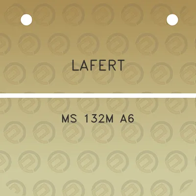 lafert-ms-132m-a6