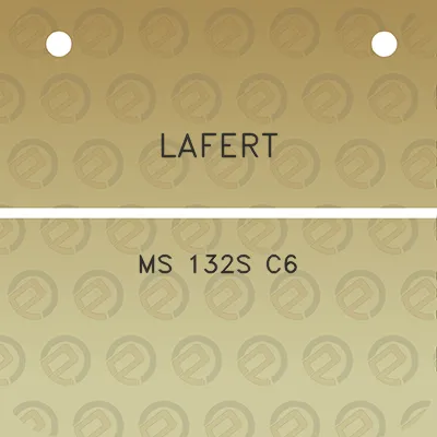 lafert-ms-132s-c6