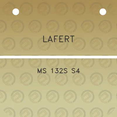 lafert-ms-132s-s4