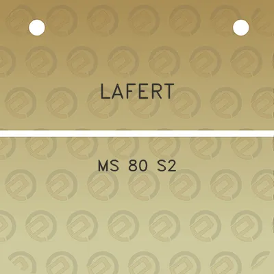 lafert-ms-80-s2