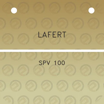 lafert-spv-100