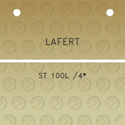 lafert-st-100l-4