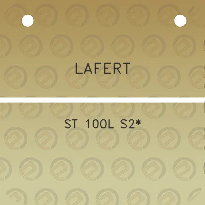 lafert-st-100l-s2