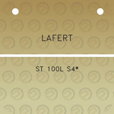 lafert-st-100l-s4