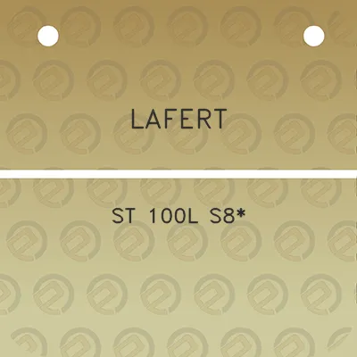 lafert-st-100l-s8