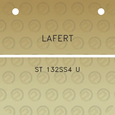 lafert-st-132ss4-u