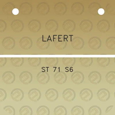 lafert-st-71-s6