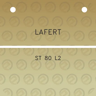 lafert-st-80-l2