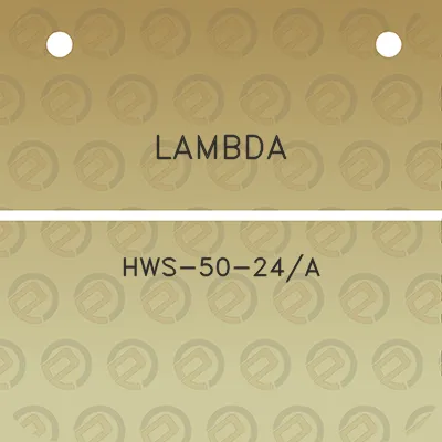 lambda-hws-50-24a