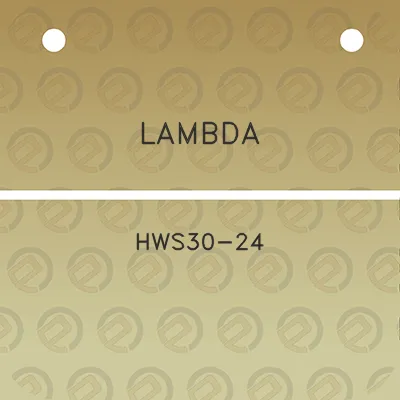 lambda-hws30-24