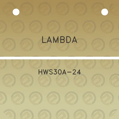 lambda-hws30a-24