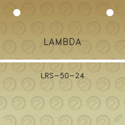 lambda-lrs-50-24