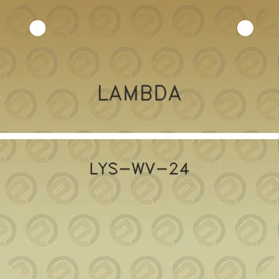 lambda-lys-wv-24