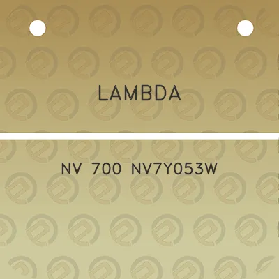 lambda-nv-700-nv7y053w