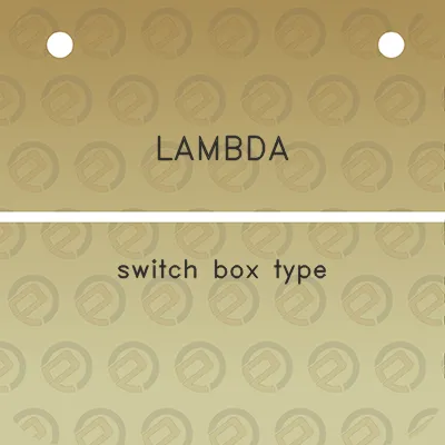 lambda-switch-box-type