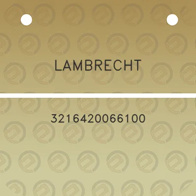 lambrecht-3216420066100