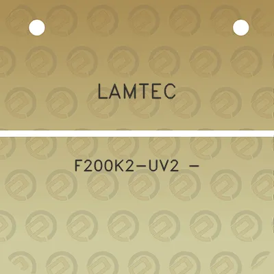 lamtec-f200k2-uv2