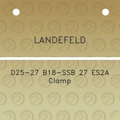 landefeld-d25-27-b18-ssb-27-es2a-clamp