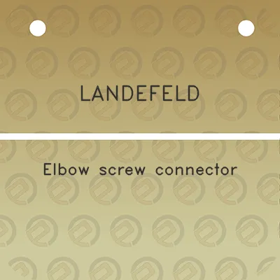 landefeld-elbow-screw-connector