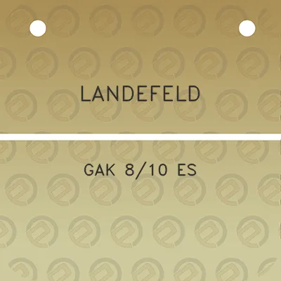 landefeld-gak-810-es