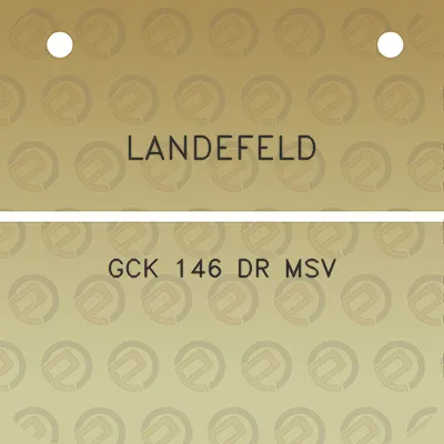 landefeld-gck-146-dr-msv