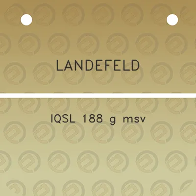 landefeld-iqsl-188-g-msv