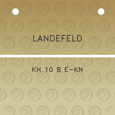 landefeld-kh-10-b-e-kn