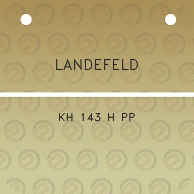 landefeld-kh-143-h-pp