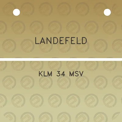 landefeld-klm-34-msv