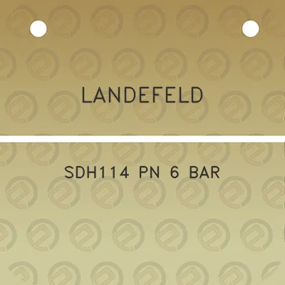 landefeld-sdh114-pn-6-bar