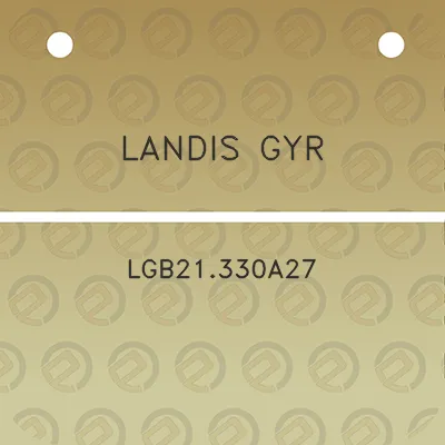 landis-gyr-lgb21330a27