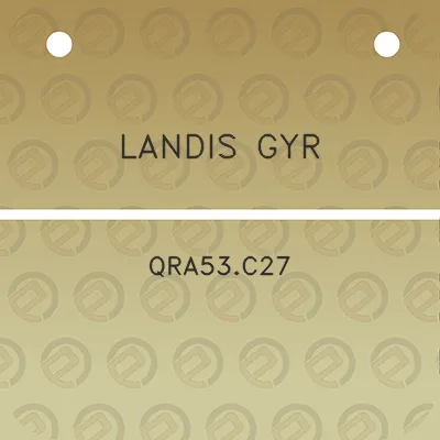 landis-gyr-qra53c27