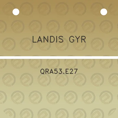 landis-gyr-qra53e27