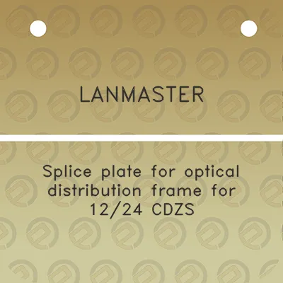 lanmaster-splice-plate-for-optical-distribution-frame-for-1224-cdzs