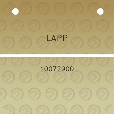 lapp-10072900