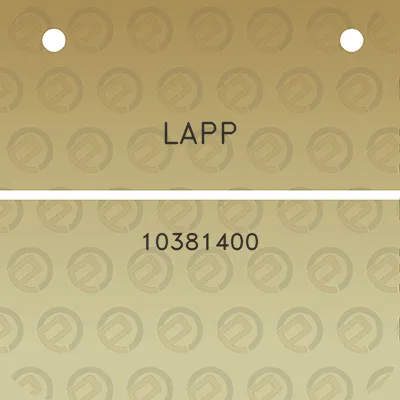 lapp-10381400