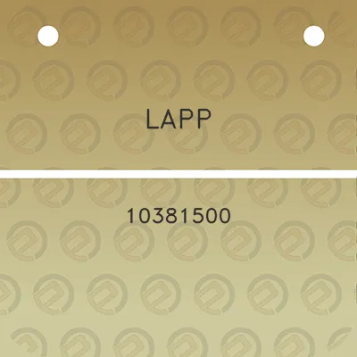 lapp-10381500