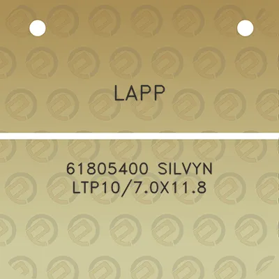 lapp-61805400-silvyn-ltp1070x118