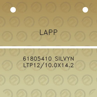 lapp-61805410-silvyn-ltp12100x142