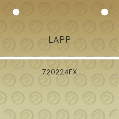 lapp-720224fx