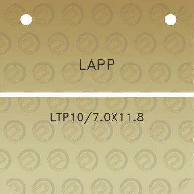 lapp-ltp1070x118